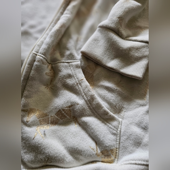 Girls Cat&Jack zip up unicorn sweater - Picture 2 of 4